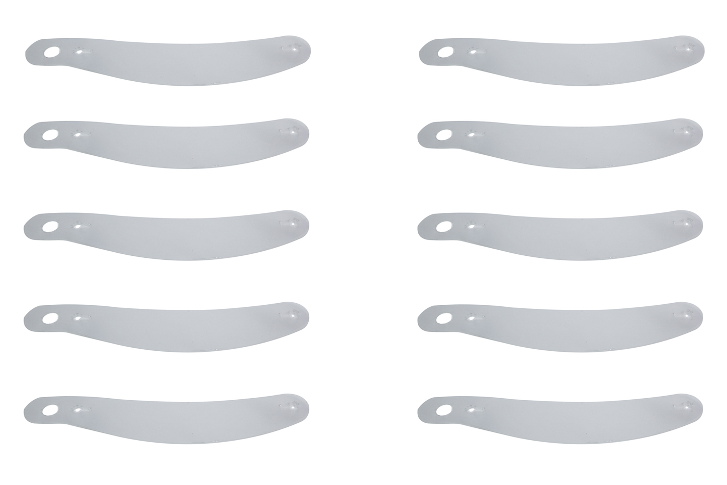 ULTRA SHIELD Tearoffs 12.25in Strght Zamp Helmets 1256