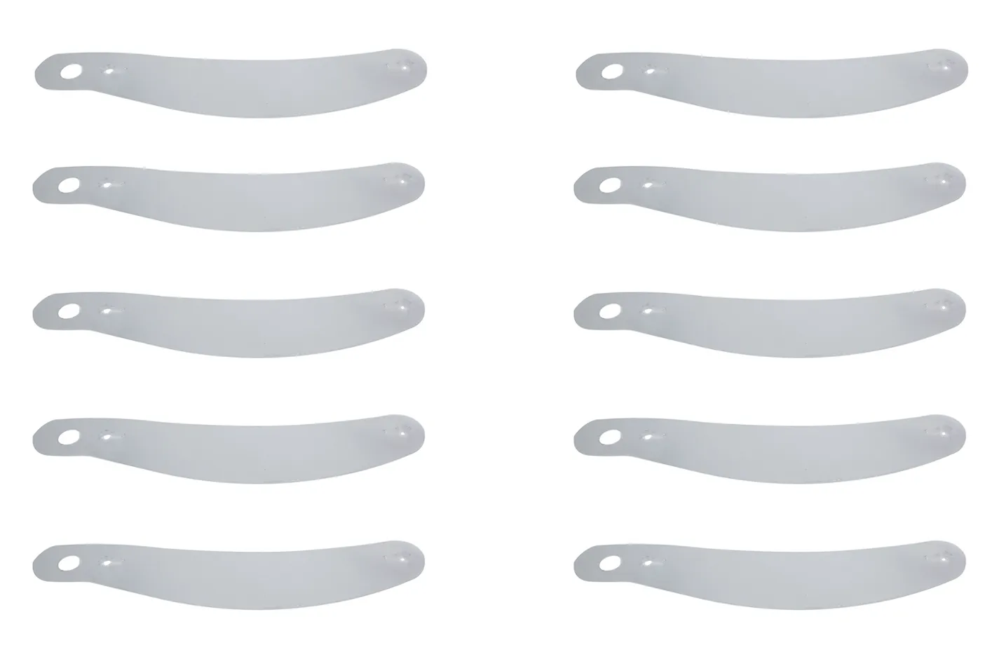 ULTRA SHIELD Tearoffs 12.25in Strght Zamp Helmets 1256