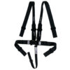 ULTRA SHIELD Harness 5pt Black HANS Shoulder 3in Pull-Down HB22001H