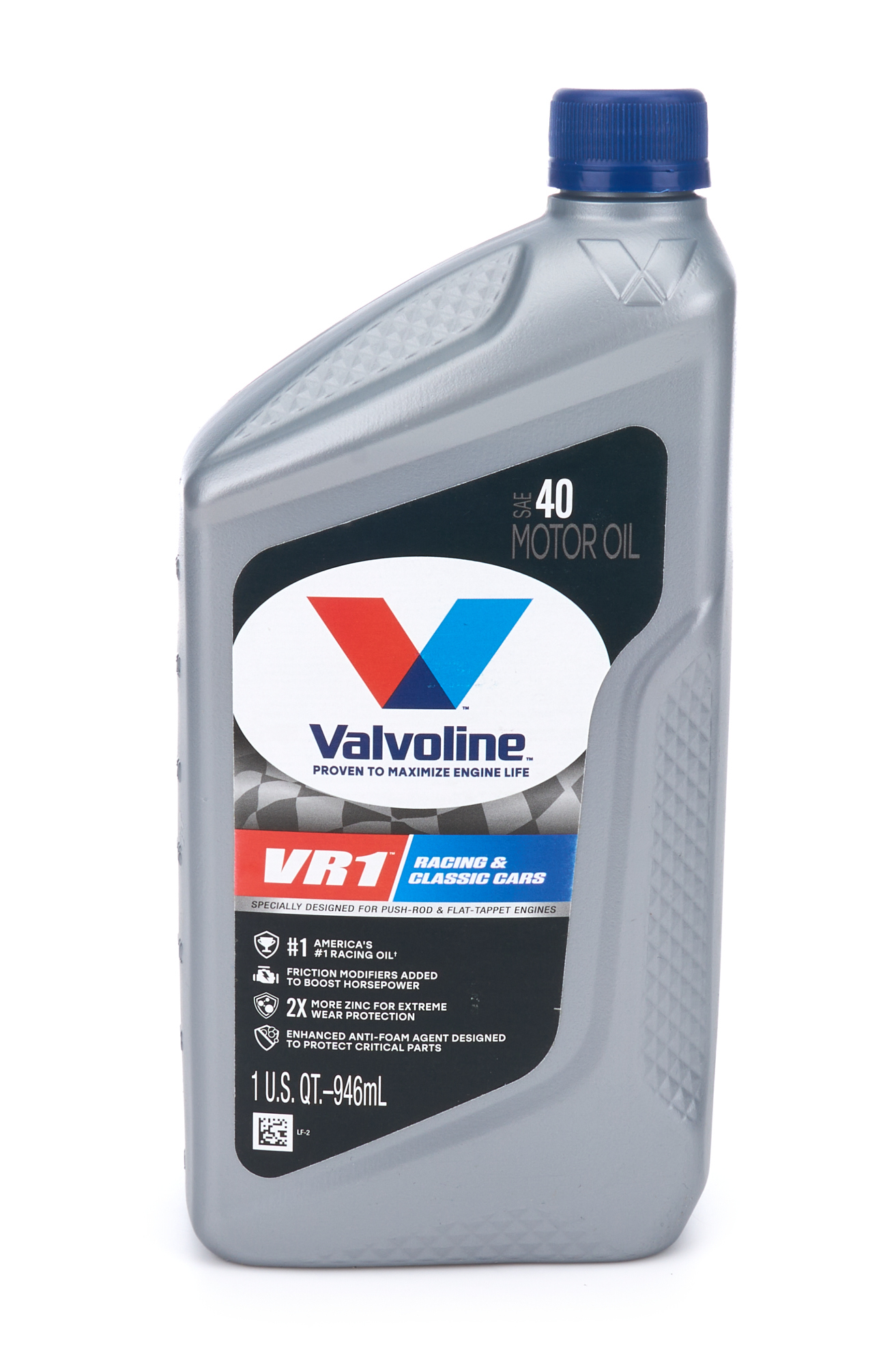 VALVOLINE HP 40W Racing Oil VR1 1 QT 822390-C