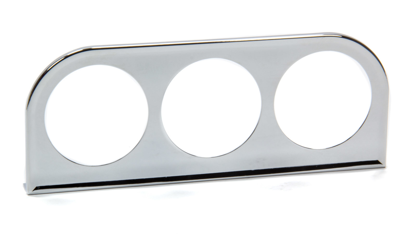 VDO Mounting Panel 2-1/16 3 Hole Chrome 240-036