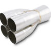 VIBRANT PERFORMANCE 4-1 Merge Collector 2.5in Inlet ID 4in Out 10324