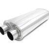 VIBRANT PERFORMANCE STREETPOWER Oval Muffler 2.50in Inlet/Outlet 10538