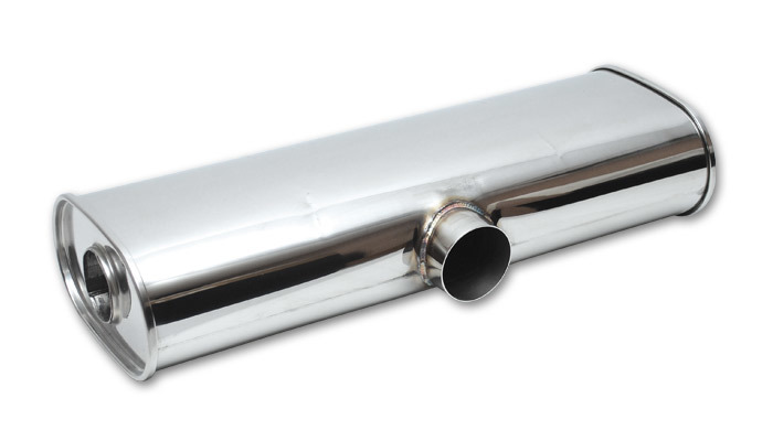 VIBRANT PERFORMANCE STREETPOWER Muffler 2.5i n Side Inlet x Dual 2.25 10633