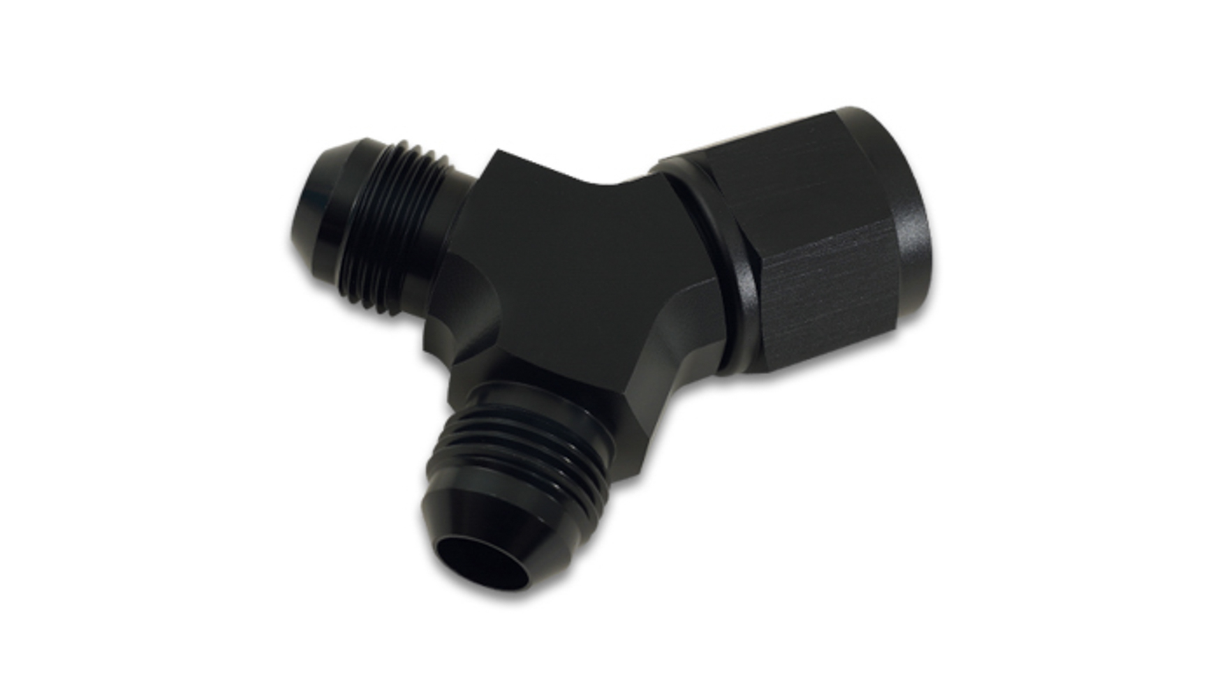 VIBRANT PERFORMANCE Fitting Y-Block Female -12 AN Inlet Male -10 10909