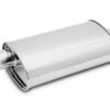 VIBRANT PERFORMANCE STREETPOWER Oval Muffler 3in inlet/outlet 1107