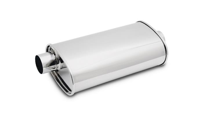 VIBRANT PERFORMANCE STREETPOWER Oval Muffler 3in inlet/outlet 1107