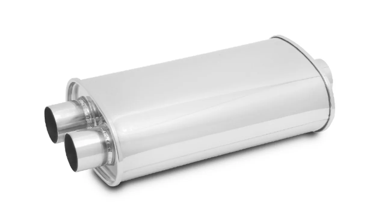 VIBRANT PERFORMANCE STREETPOWER Oval Muffler 2.5in inlet 1110
