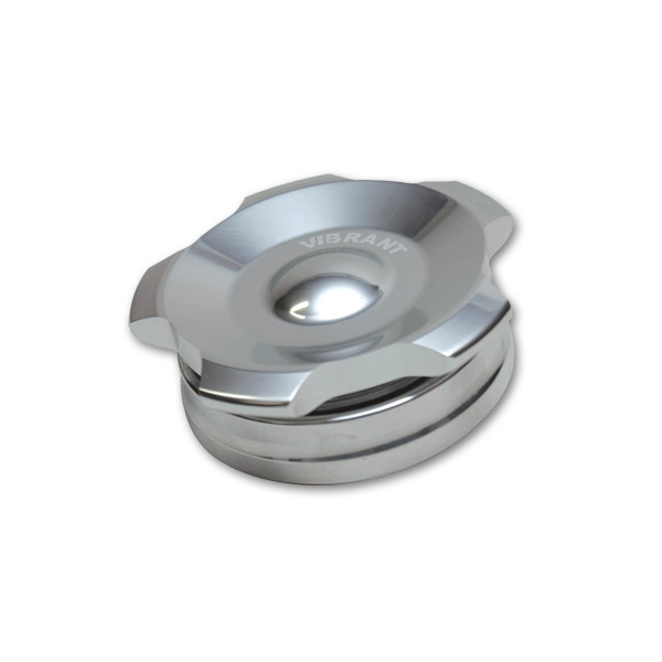 VIBRANT PERFORMANCE Polished Alum. Fill Cap w/Alum. Weld Bung 2in 11290