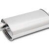 VIBRANT PERFORMANCE STREETPOWER Oval Muffler 3.50in Inlet/Outlet 1133