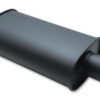 VIBRANT PERFORMANCE STREETPOWER FLAT BLACK O val Muffler 2.5in inlet 1146