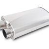 VIBRANT PERFORMANCE STREETPOWER Oval Muffler 2.50in Inlet/Outlet 1159