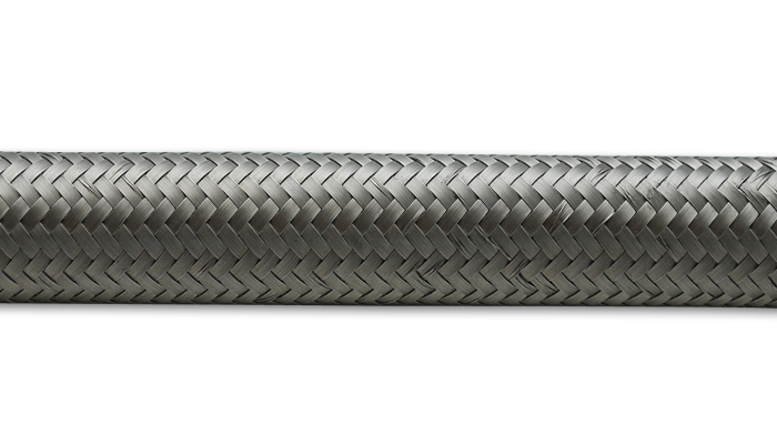 VIBRANT PERFORMANCE 20ft Roll -10 Stainless Steel Braided Flex Hose 11930
