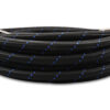 VIBRANT PERFORMANCE 5ft Roll -6 Black Blue N ylon Braided Flex Hose 11986B