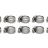 VIBRANT PERFORMANCE S.S. Worm Gear Clamps .75in to 1.50in 10 Pack 12152