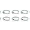 VIBRANT PERFORMANCE S.S. Worm Gear Clamps 3.54in to 4.49in 10 Pack 12156
