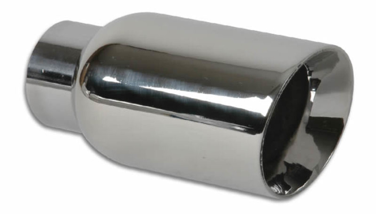 VIBRANT PERFORMANCE 4in Outlet O.D. Round Stainless Steel Tip 1270