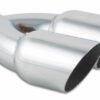 VIBRANT PERFORMANCE Dual 3.5in Round Stainle ss Steel Tips Single Wal 1333