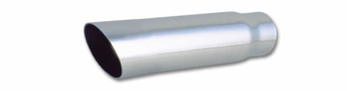 VIBRANT PERFORMANCE 3in Round Stainless Stee l Tip Single Wall Angle 1559