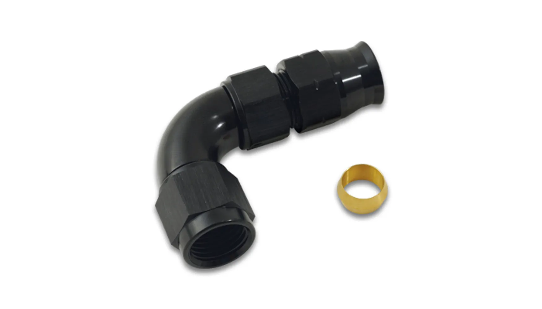 VIBRANT PERFORMANCE Fitting Tube Adapter 9 0 degree -6AN Female to 16565