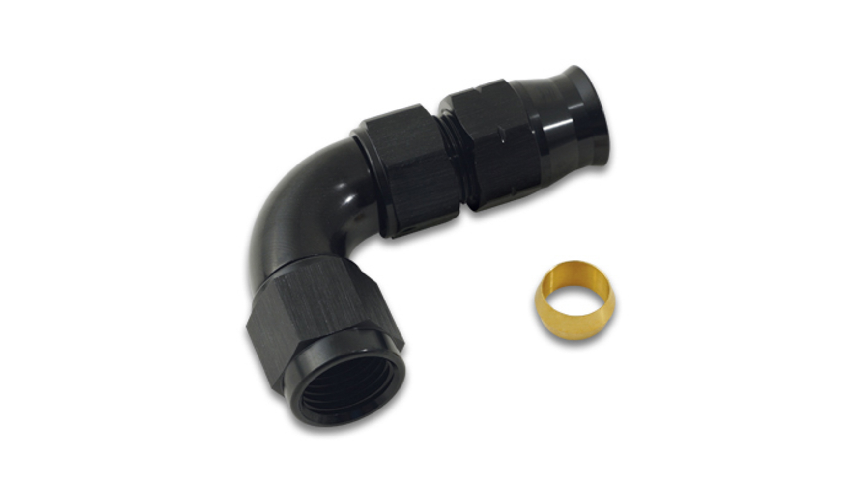 VIBRANT PERFORMANCE Fitting Tube Adapter 9 0 degree -6AN Female to 16566