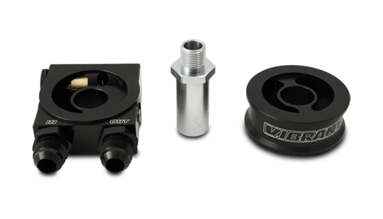 VIBRANT PERFORMANCE Universal Thermostatic Oil Cooler Sandwich Adap 17060