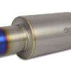 VIBRANT PERFORMANCE Muffler with Straight Cu t Burnt Tip  2.5in Inlet 17560