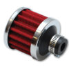 VIBRANT PERFORMANCE Crankcase Breather Filte r W/ Chrome Cap - 1In (2 2168