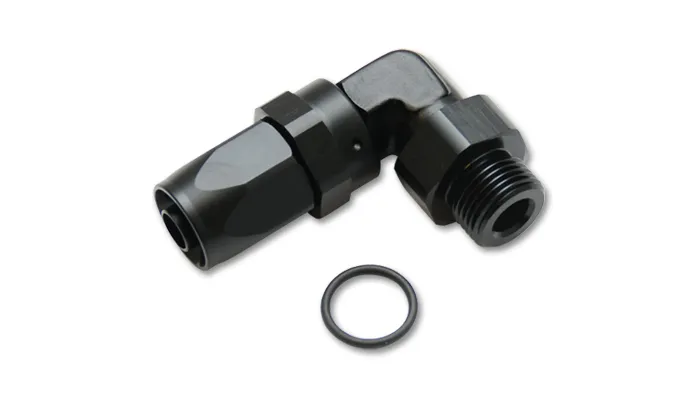 VIBRANT PERFORMANCE Male -10AN x 7/8-14 90 Degree Hose End Fitting 24908