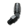 VIBRANT PERFORMANCE -10AN Male 1/2in NPT 45 Degree Hose End Fitting 26407
