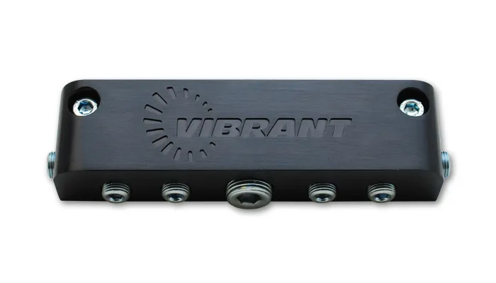 VIBRANT PERFORMANCE Aluminum Vacuum Manifold Anodized Black 2691