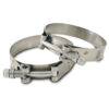 VIBRANT PERFORMANCE Stainless T-Bolt Clamps Pair 2.630 to 2.870 27807