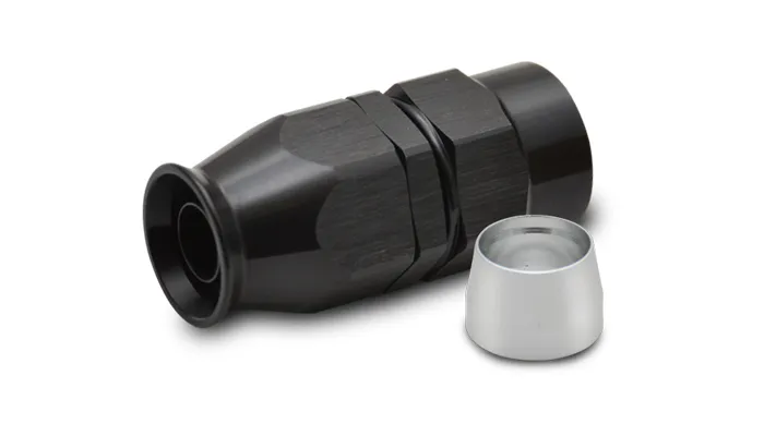 VIBRANT PERFORMANCE Hose End Fitting PTFE Straight -4AN 28004