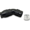 VIBRANT PERFORMANCE 45 Degree Hose Fitting for PTFE Lined Hose 28416