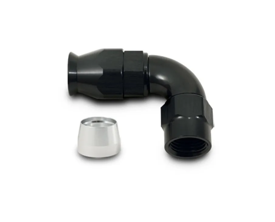VIBRANT PERFORMANCE 90 Degree Hose Fitting for PTFE Lined Hose 28916