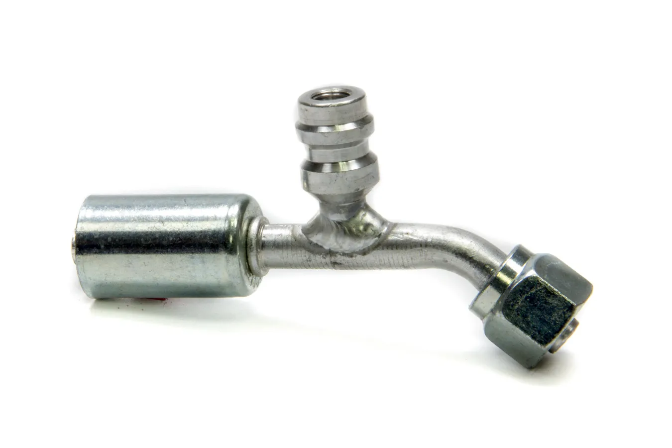 VINTAGE AIR #6 45 Degree Beadlock O-Ring Fitting w/Port 35521-VUG
