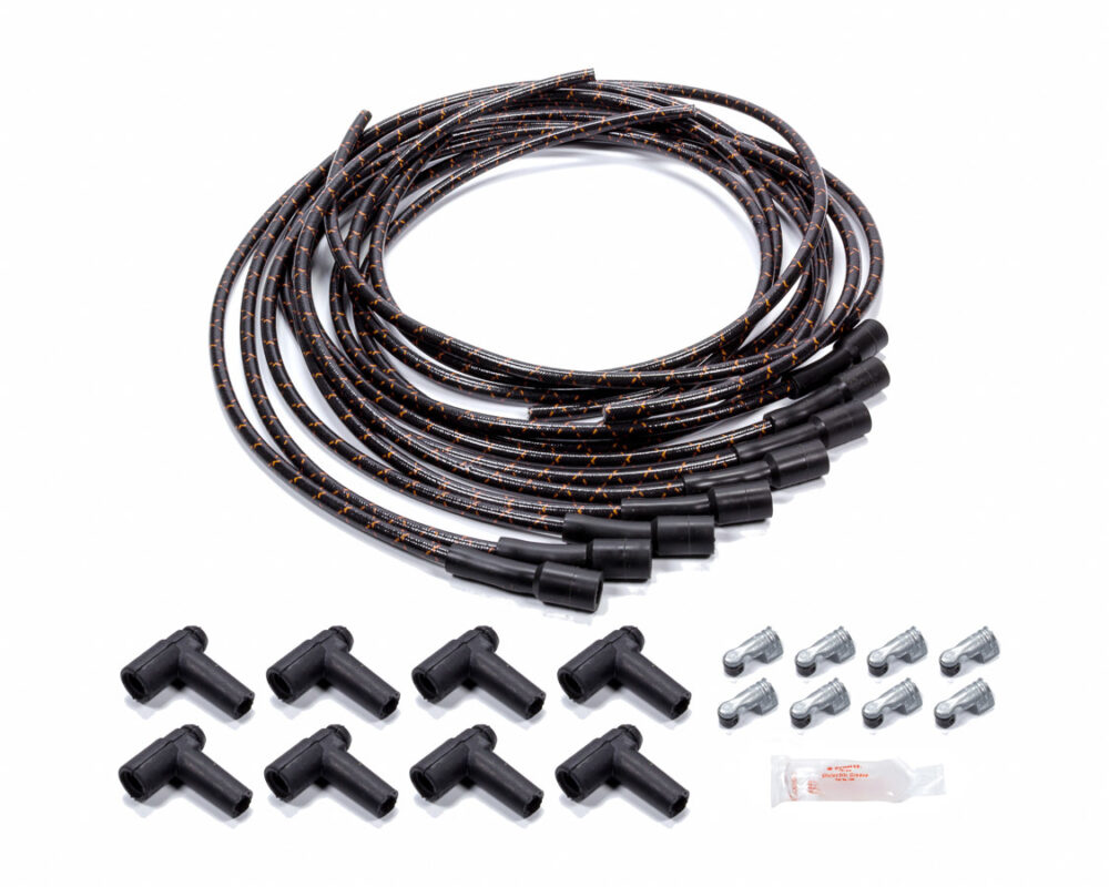 Ignition Cable Components VINTAGE WIRES Ignition Cable Set Unive rsal 180deg Plug HEI 4001100100-2