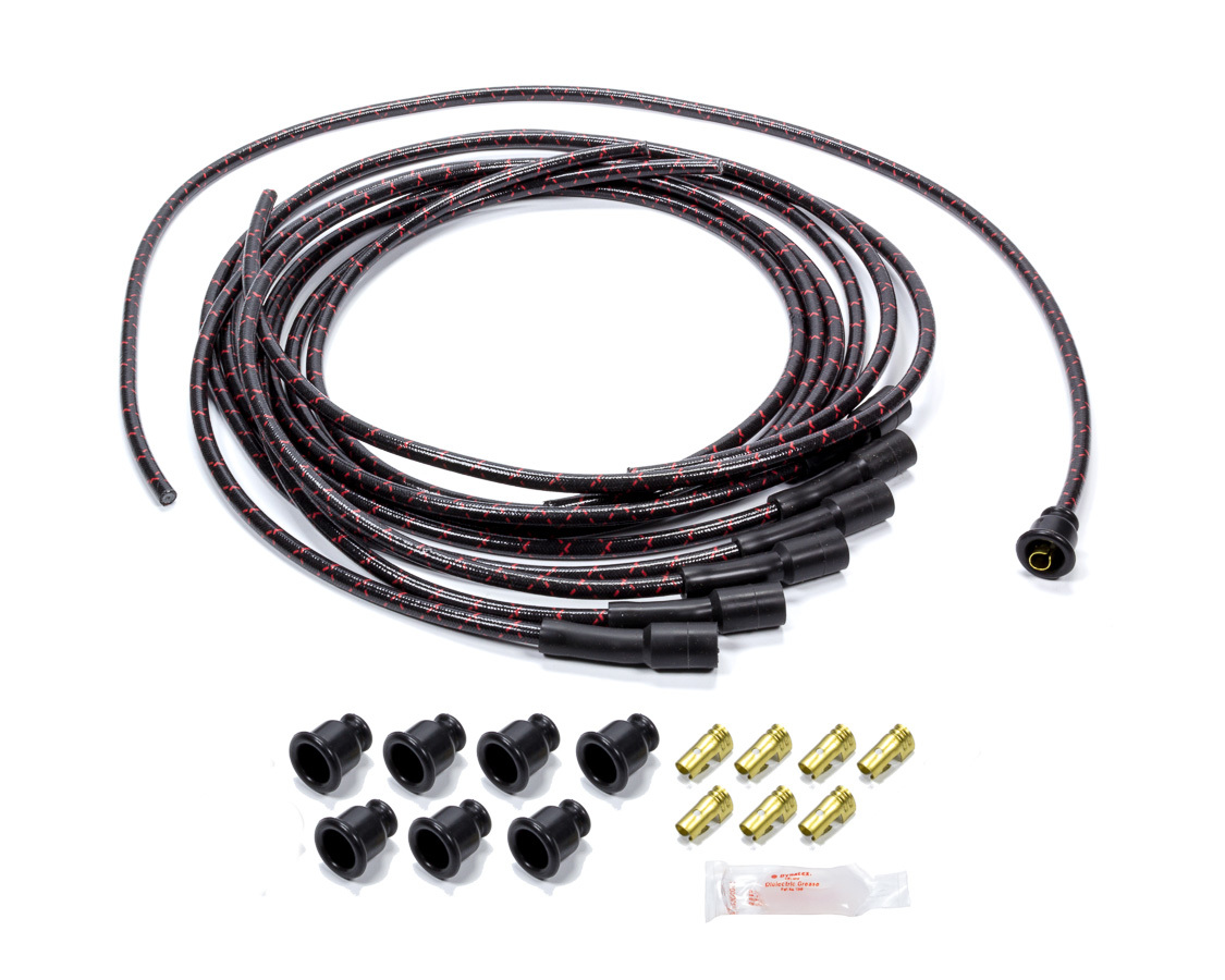 VINTAGE WIRES Ignition Cable Set Unive rsal 180deg Spark Plug 4001166400