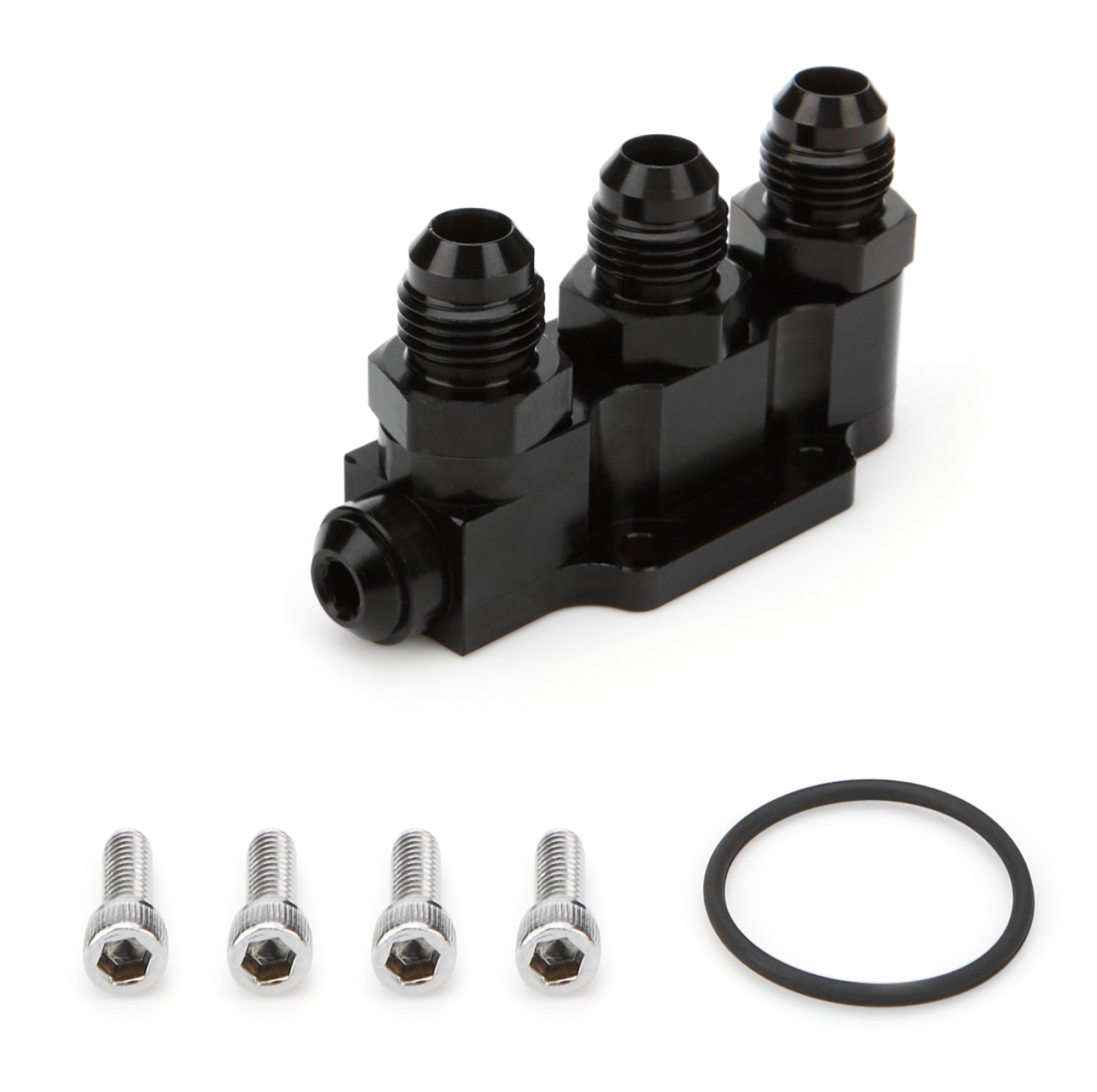 WATERMAN RACING COMP. Manifold Attaches To Pump 3 -6an Inlet WRC-29571