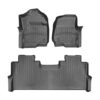 WEATHERTECH 17-   Ford F250 Front & Rear Floorliners Black 441012-1-2