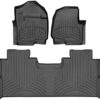 WEATHERTECH Black Front & Rear Floor Liner HP 441012-1-2IM