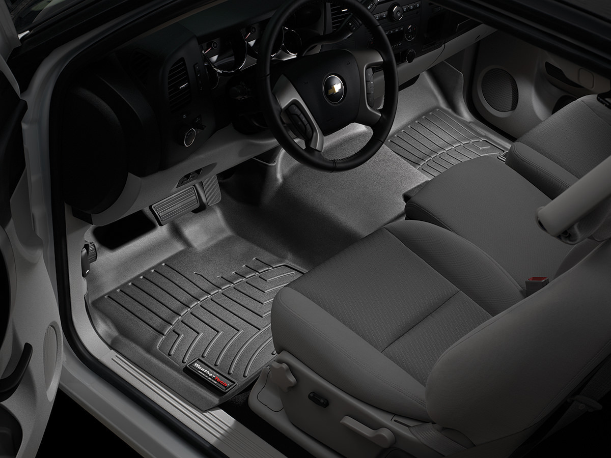 WEATHERTECH 07- GM P/U Crew Cab Front Floor Liners Black 442941