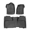 WEATHERTECH 14-   GM P/U Front and Rear Floor Liners Black 446071-445422