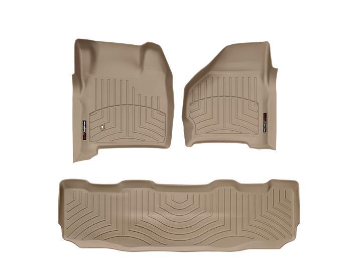 WEATHERTECH 99-07 Ford F250 Front & Rear Floor Liners Tan 15742685