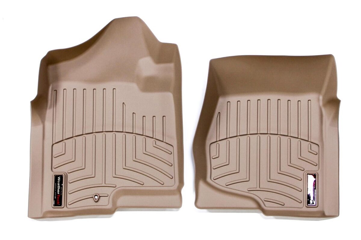 Husky Liners 99203 Tappetini Auto Anteriori E Seconda Fila In Gomma Tan Per Chevrolet Tahoe 2015-?