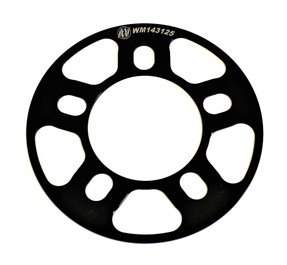 WEHRS MACHINE Wheel Spacer 1/8in Small 5 Alum WM143125