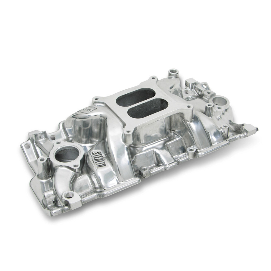 WEIAND SBC Speed Warrior Manifold Polished 8150P