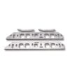WEIAND Chevy Intake Spacers Ova 8206