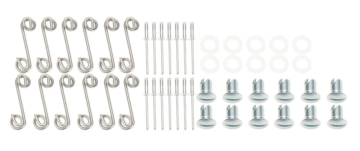 WELD RACING Repair Kit Mud Cover 12 Dzus & 12 Washers P650-4600