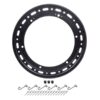 WELD RACING 15in 16 Hole Bead Lock Ring w/6-Tabs - Black P650B-5314-6